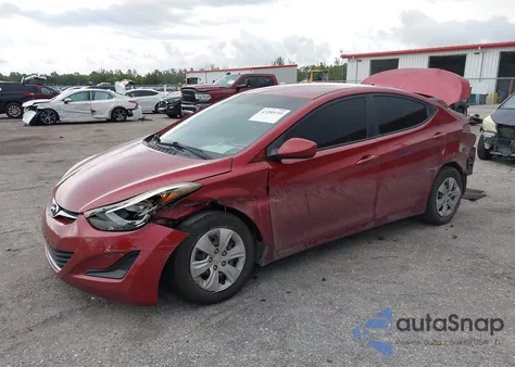 2016 Hyundai Elantra Se from USA, damaged, VIN 5NPDH4AE5GH789772